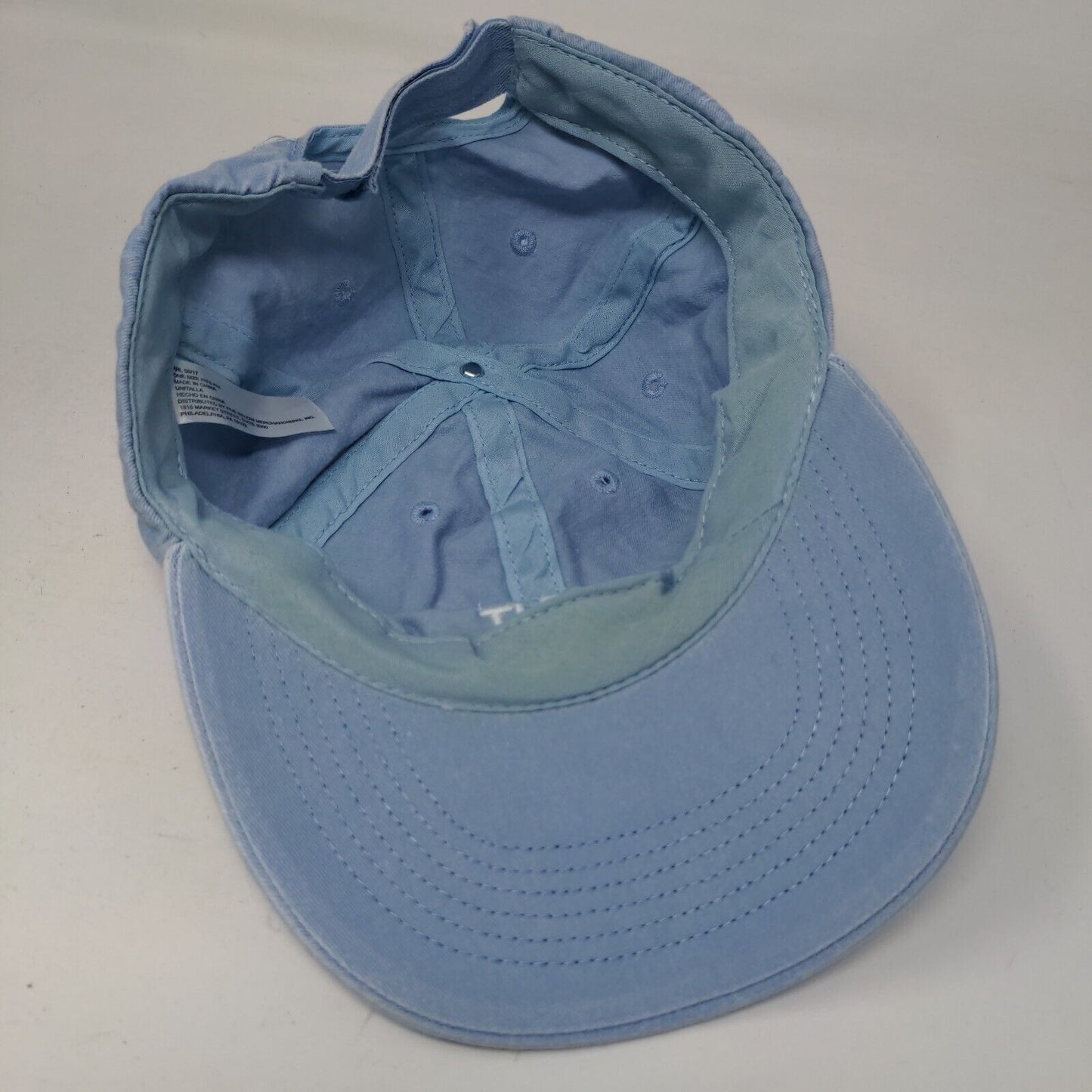 Get It Strapback Hat Blue OSFA Embroidered Adjustable Solid 6 Panel