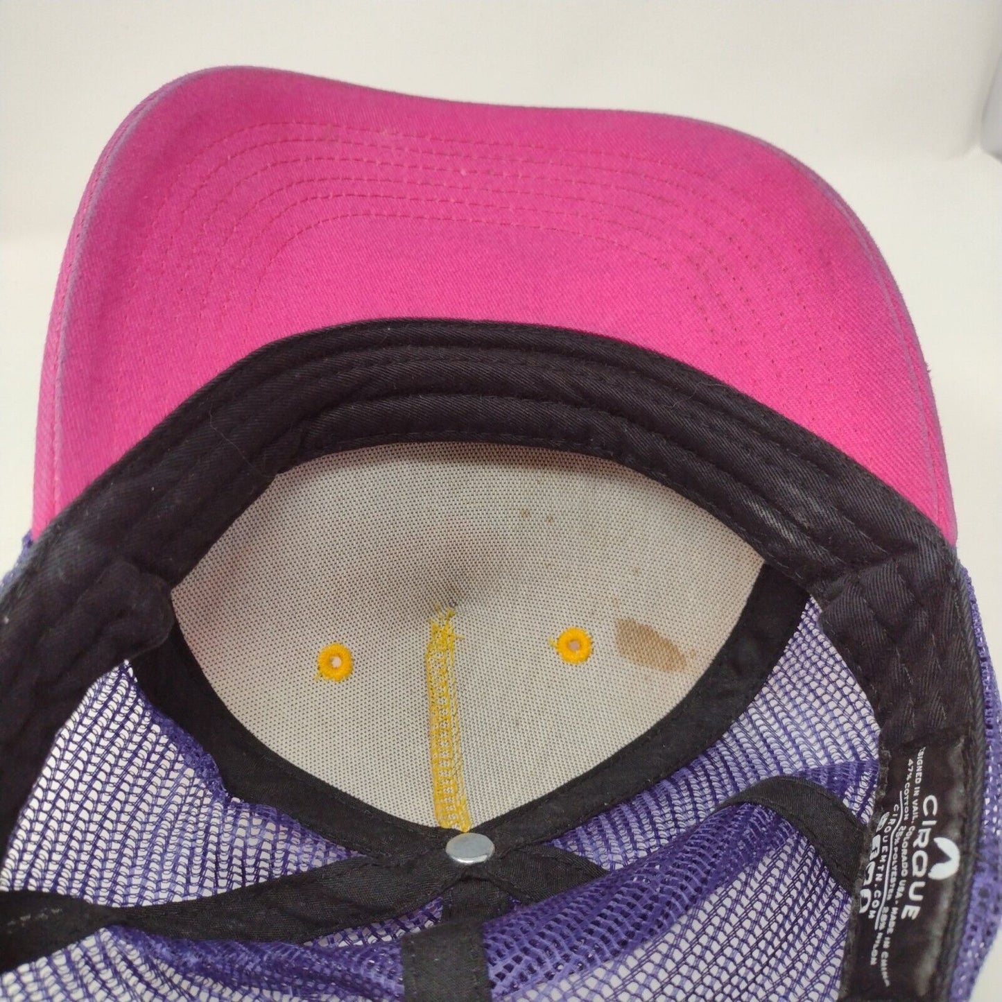 Snowbird Mountain Snapback Mesh Back Trucker Hat Multi One Size