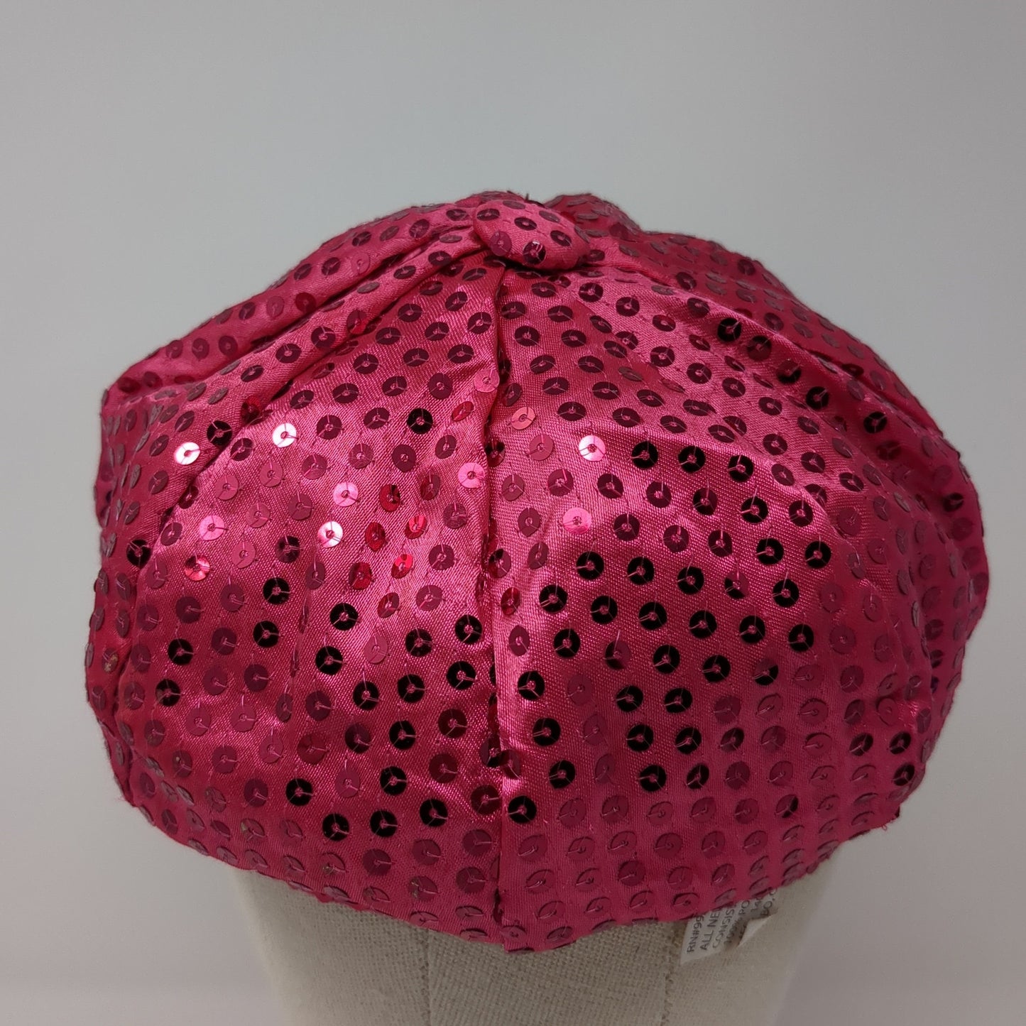 Unbranded Army Cap Pink One Size Lightweight Glitter Sequins Blank Polyester