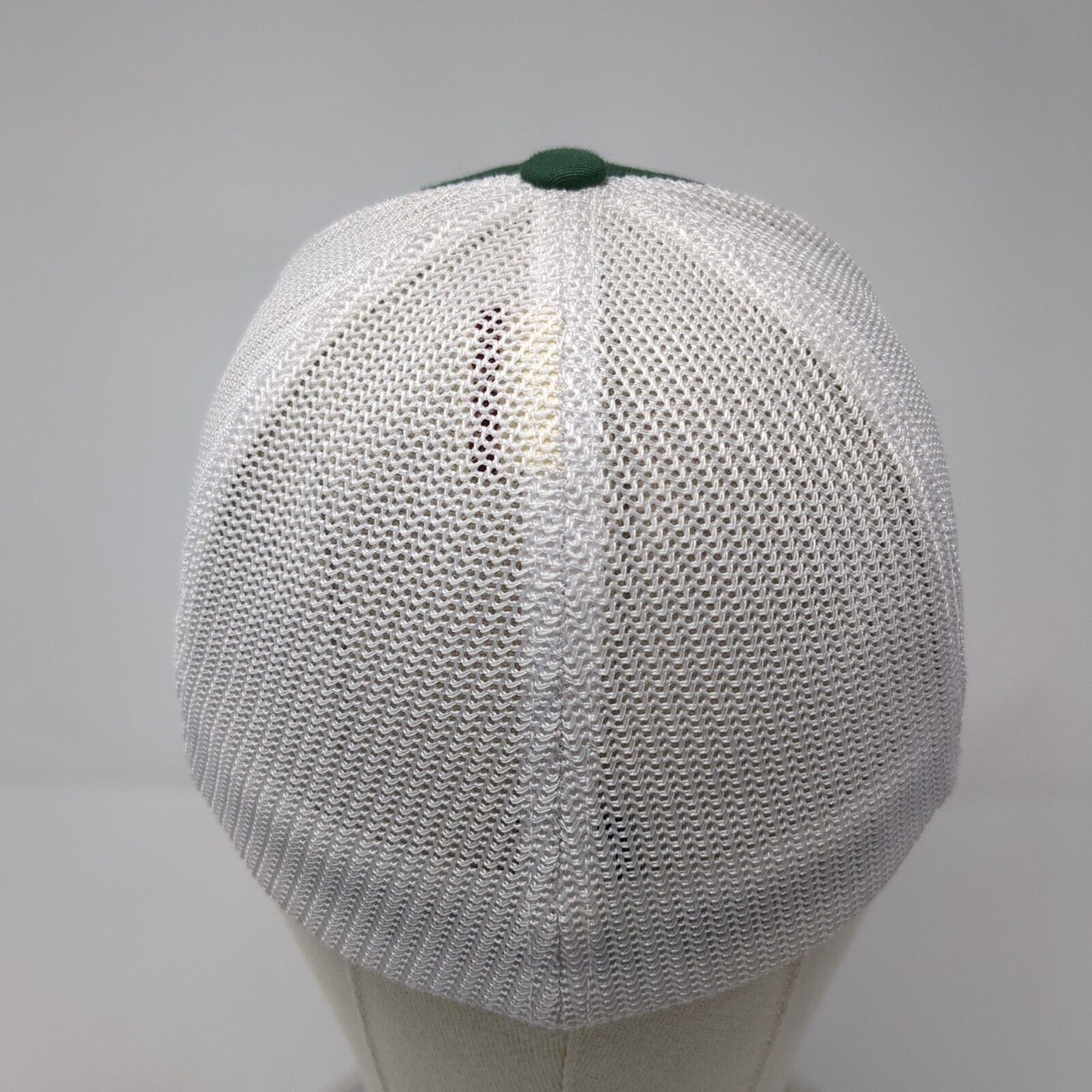 Boise Brew Card Fitted Mesh Back Trucker Hat Green S/M Port Authority