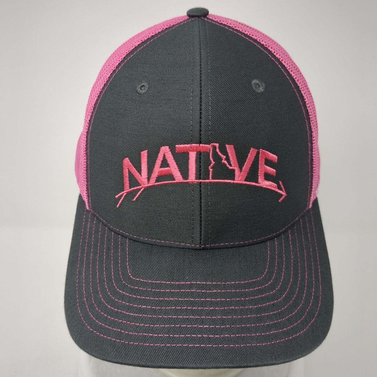 NATIVE Snapback Trucker Hat Multicolor One Size Adjustable Mesh Back Richardson