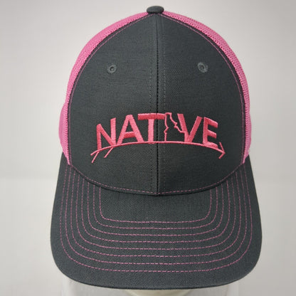 NATIVE Snapback Trucker Hat Multicolor One Size Adjustable Mesh Back Richardson