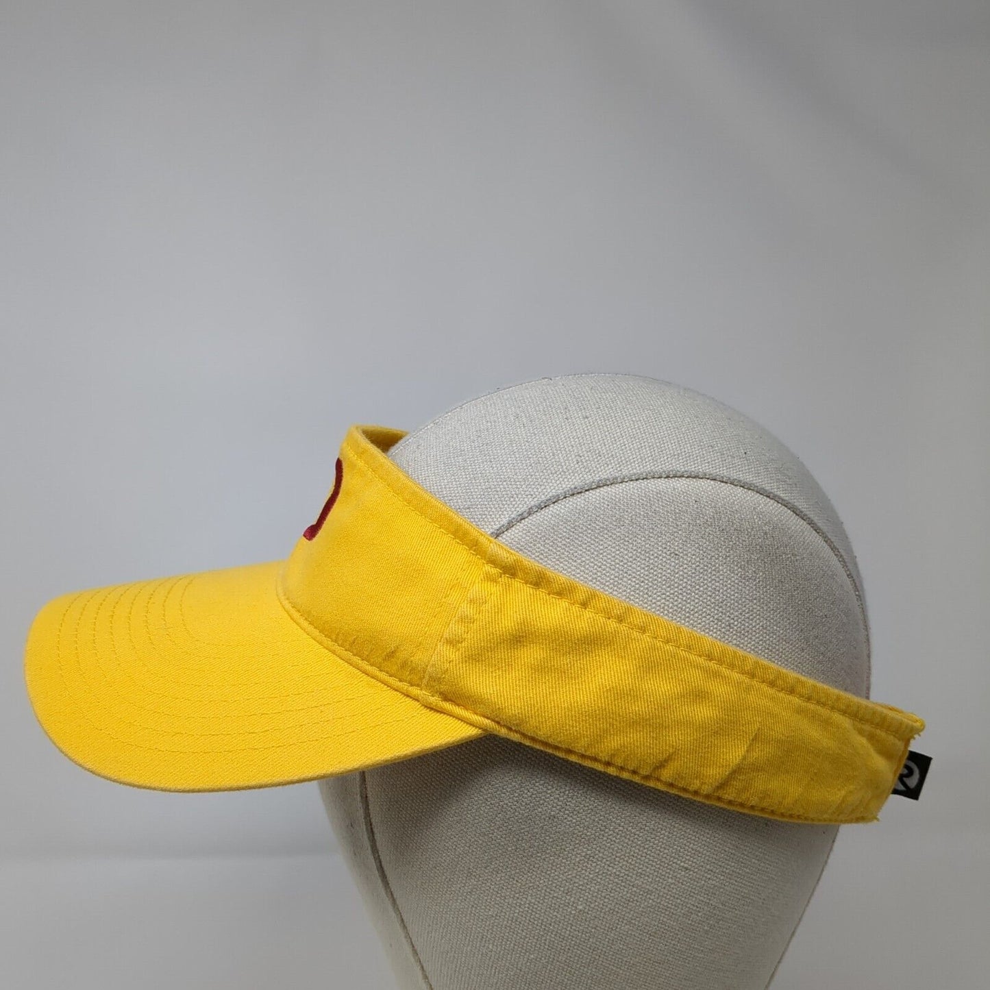 Letter O Strapback Sunvisor Hat Yellow OS Adjustable Embroidered Richardson