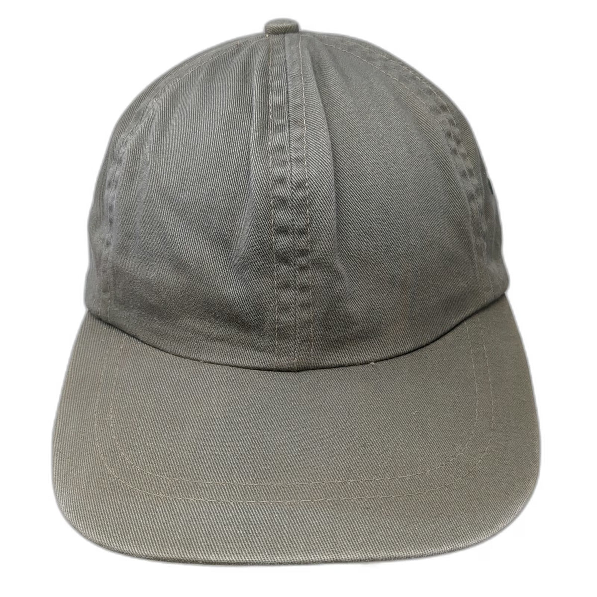 Eddie Bauer Baseball Cap Green Leather Strap Cotton Metal Eyelets Hat Vintage