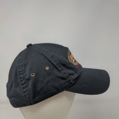 American Lamb Slideback Hat Black One Size Embroidered Vent Holes