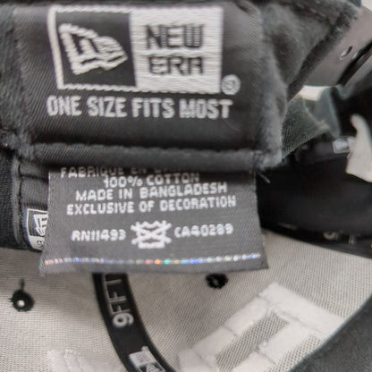 EVL Body Building Com. Snapback Hat Black OSFM Adjustable 9Fifty New Era Cotton