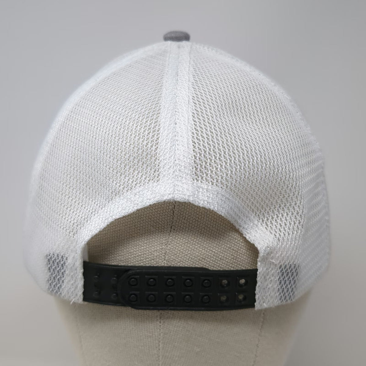 Simpson Strong-Tie Trucker Hat Gray One Size Mesh Snapback Orange Stitch Patch