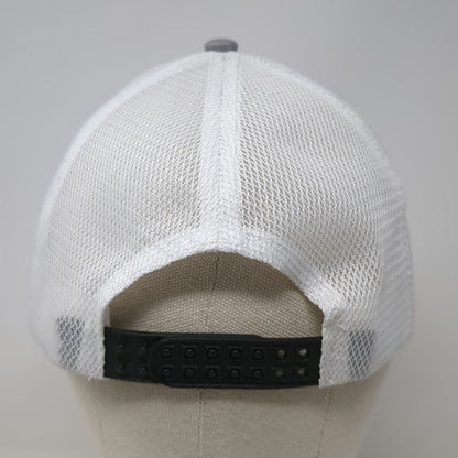 Simpson Strong-Tie Trucker Hat Gray One Size Mesh Snapback Orange Stitch Patch