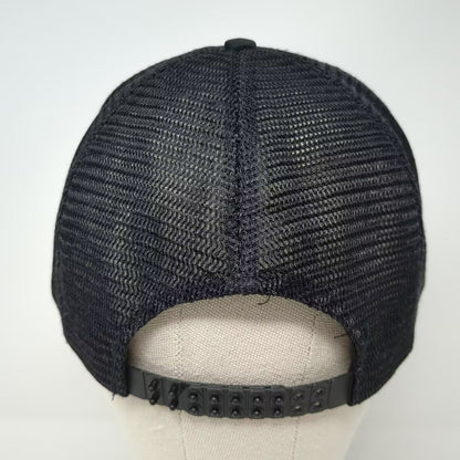 San Sun Berghoff Beer Trucker Hat Black Red Snapback Mesh Cap OSFA Vintage