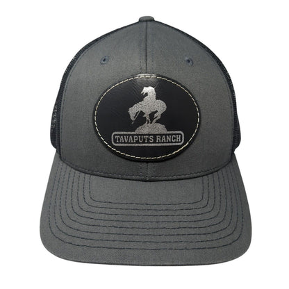 Tavaputs Ranch Snapback Mesh Back Trucker Hat Gray One Size Richardson