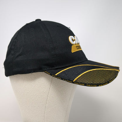 Lone Pine Case Construction Hat Baseball Cap Black Yellow OSFM Strapback Logo