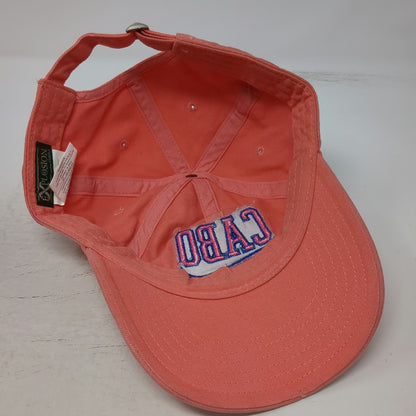 Explosion Caps Cabo Baja Mexico Pink Baseball Cap Hat One Size Slideback Cotton