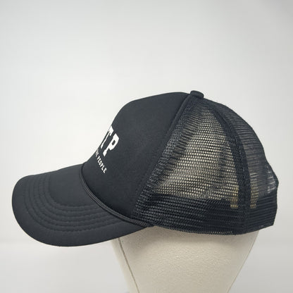 JFTP Jesus For The People Mesh Back Rope Trucker Hat Black One Size