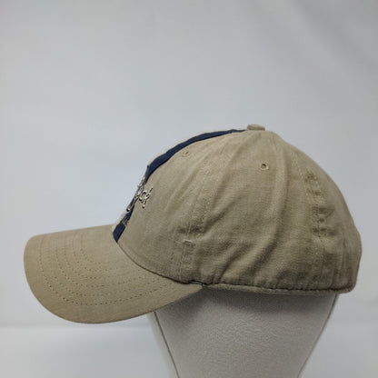Hard Rock Hotel Las Vegas Snapback Hat Tan OSFA Striped Embroidered