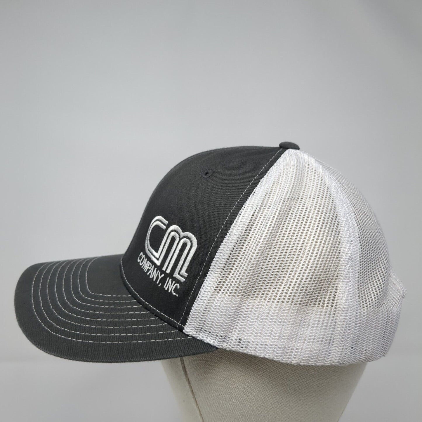 CM Company, Inc. Snapback Mesh Back Trucker Hat Gray One Size Richardson