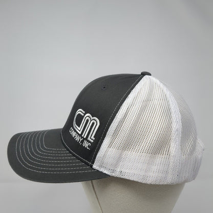 CM Company, Inc. Snapback Mesh Back Trucker Hat Gray One Size Richardson