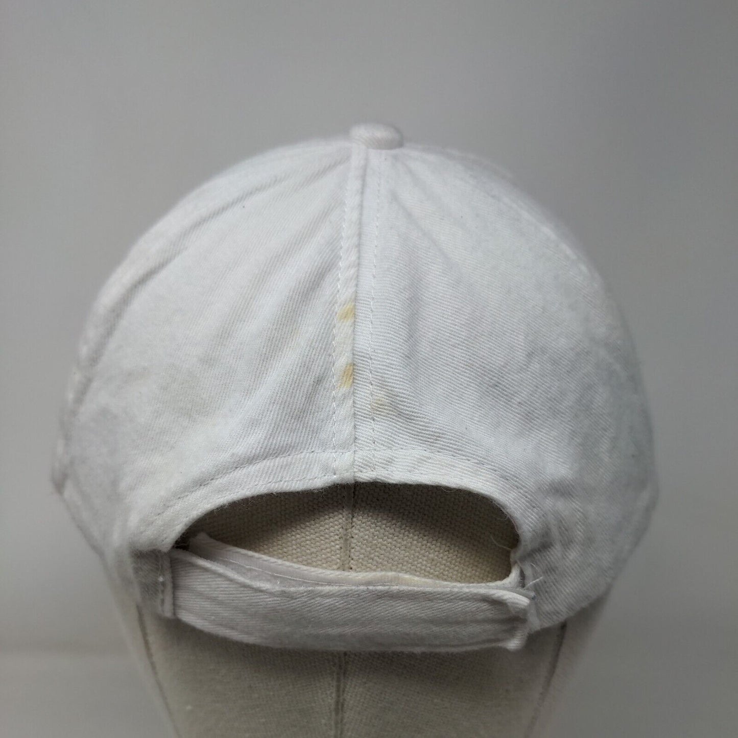 Bride Strapback Hat White One Size Adjustable Embroidered Logo 6 Panel