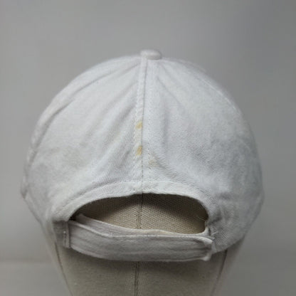 Bride Strapback Hat White One Size Adjustable Embroidered Logo 6 Panel