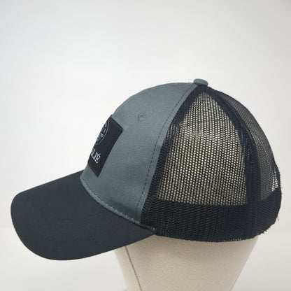 Nadalie USA Snapback Trucker Hat Black One Size Adjustable Mesh Back 6 Panel