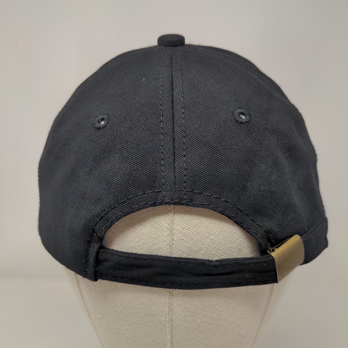 Crush Slideback Hat Black One Size Embroidered Solid Adjustable