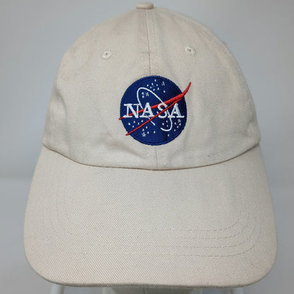 Prairie Mountain NASA Baseball Cap Beige One Size Slideback Cotton Meatball Hat