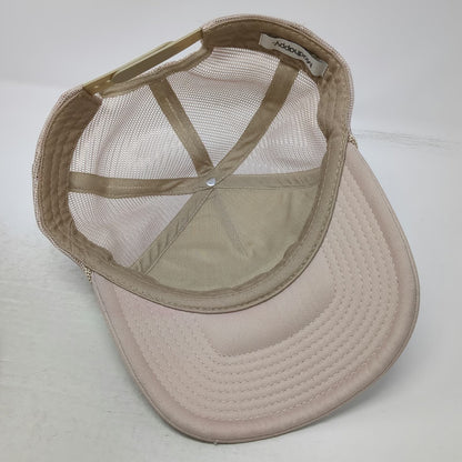 Madhappy Trucker Hat Beige White One Size Mesh Snapback Rope Embroidered Logo