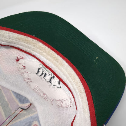 Monogram hoppe 5 Panel Blue Hat One Size Rope Geometric Tex Pac Hide & Skin