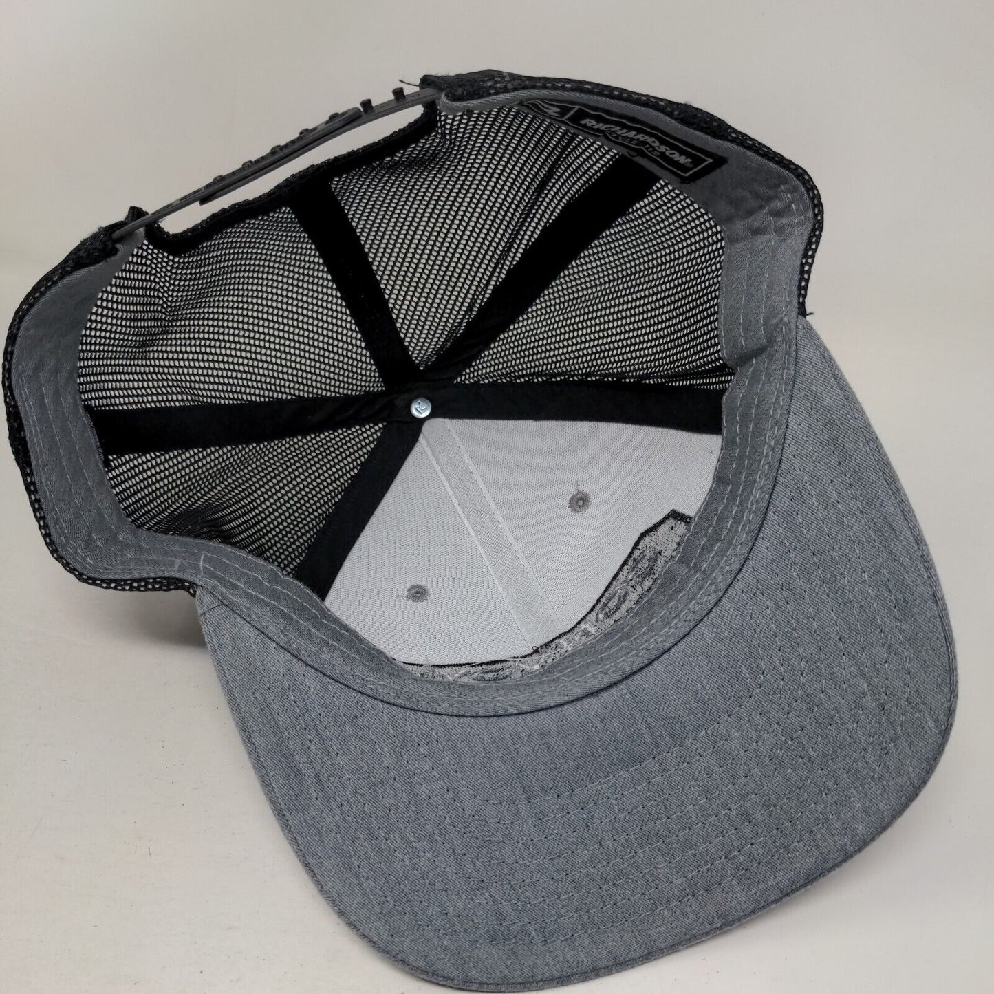 Convoy Snapback Mesh Back Trucker Hat Gray One Size Colorblock Richardson