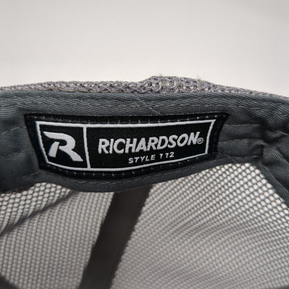 GMF Steel Group Patch Snapback Trucker Hat Black One Size Mesh Back