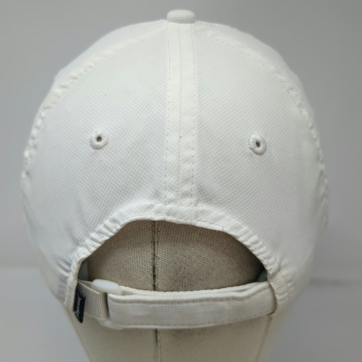 Imperial Wolf Run Golf Logo White One Size Baseball Cap Blue Slideback Hat