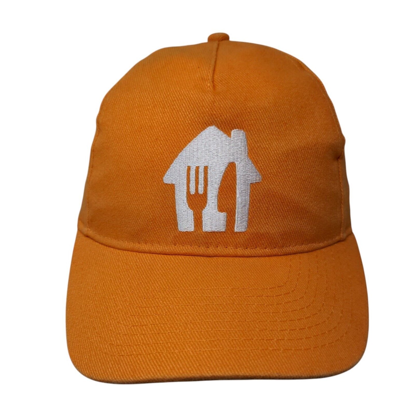 Lieferando Slideback Hat Orange OSFA Solid Adjustable Embroidered
