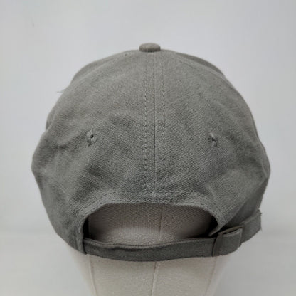 Headshot Men's Slideback Hat Gray Adjustable Embroidered Palm Springs Logo