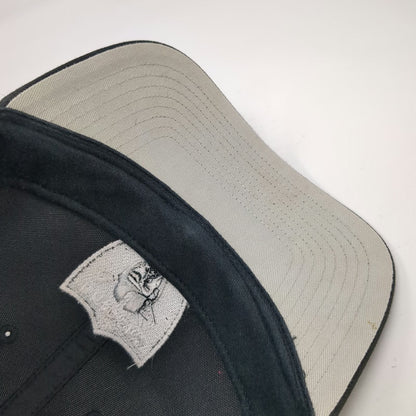 '47 NFL Las Vegas Raiders Shield Logo Black Baseball Cap OS Strapback Hat