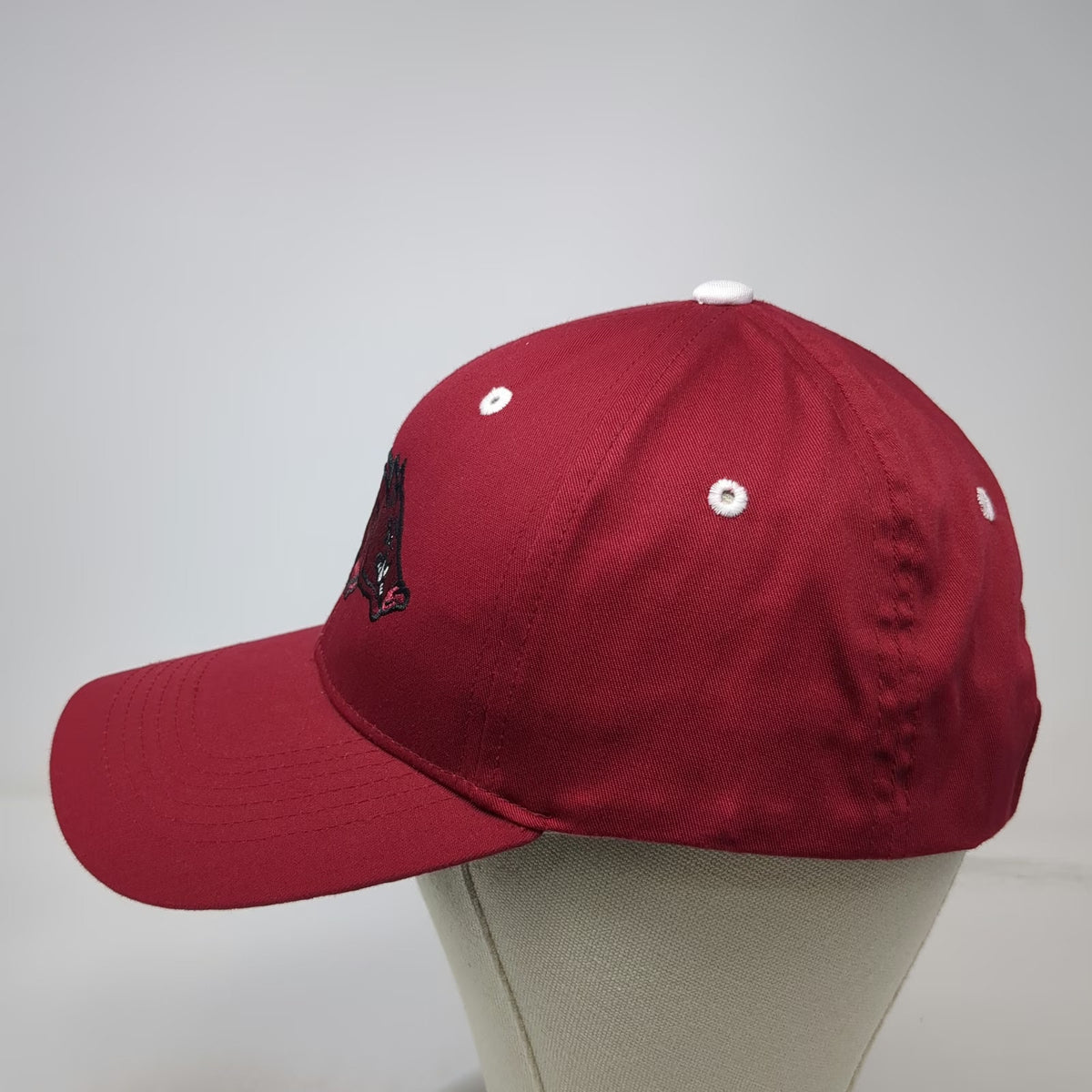 Arkansas Razorbacks NCAA Top of the World Red One Size Baseball Cap Hat Hog Logo