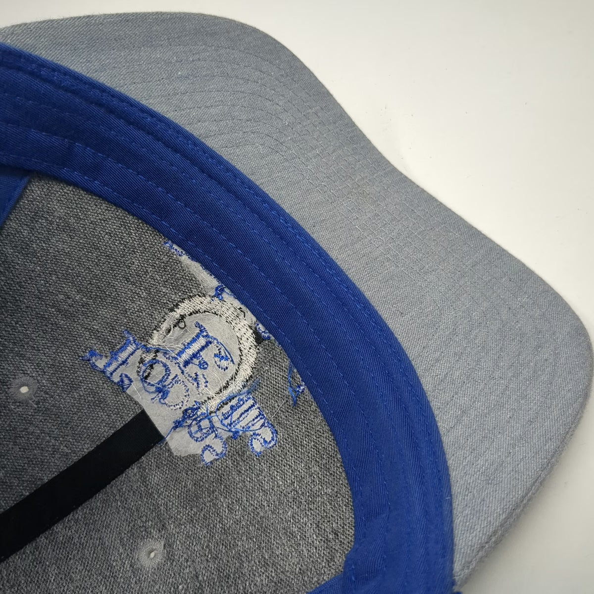 Richardson Trucker Hat Gray Blue One Size Tobias Ellis Farrier Service Snapback