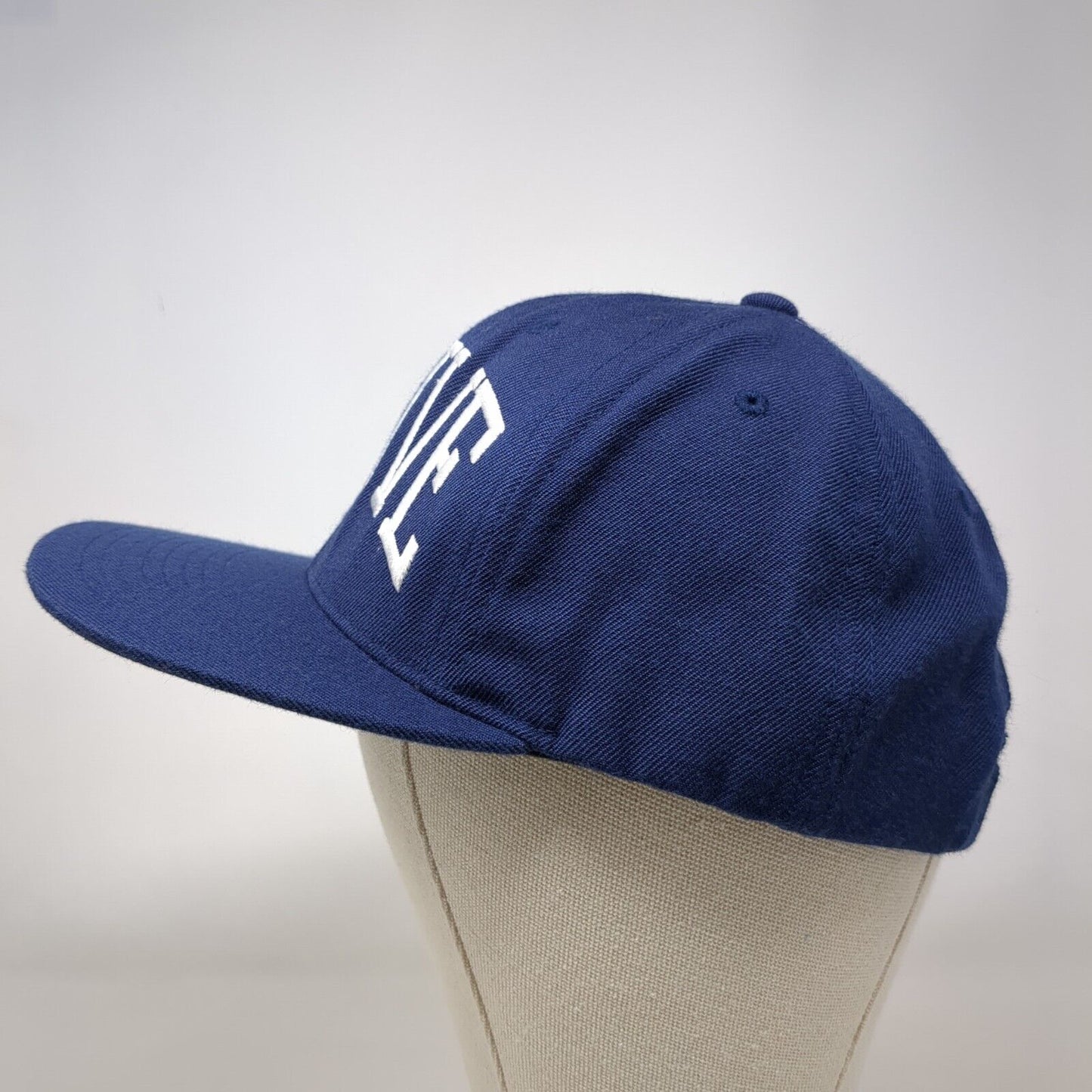Active Snapback Hat Blue One Size Adjustable Embroidered 6 Panel