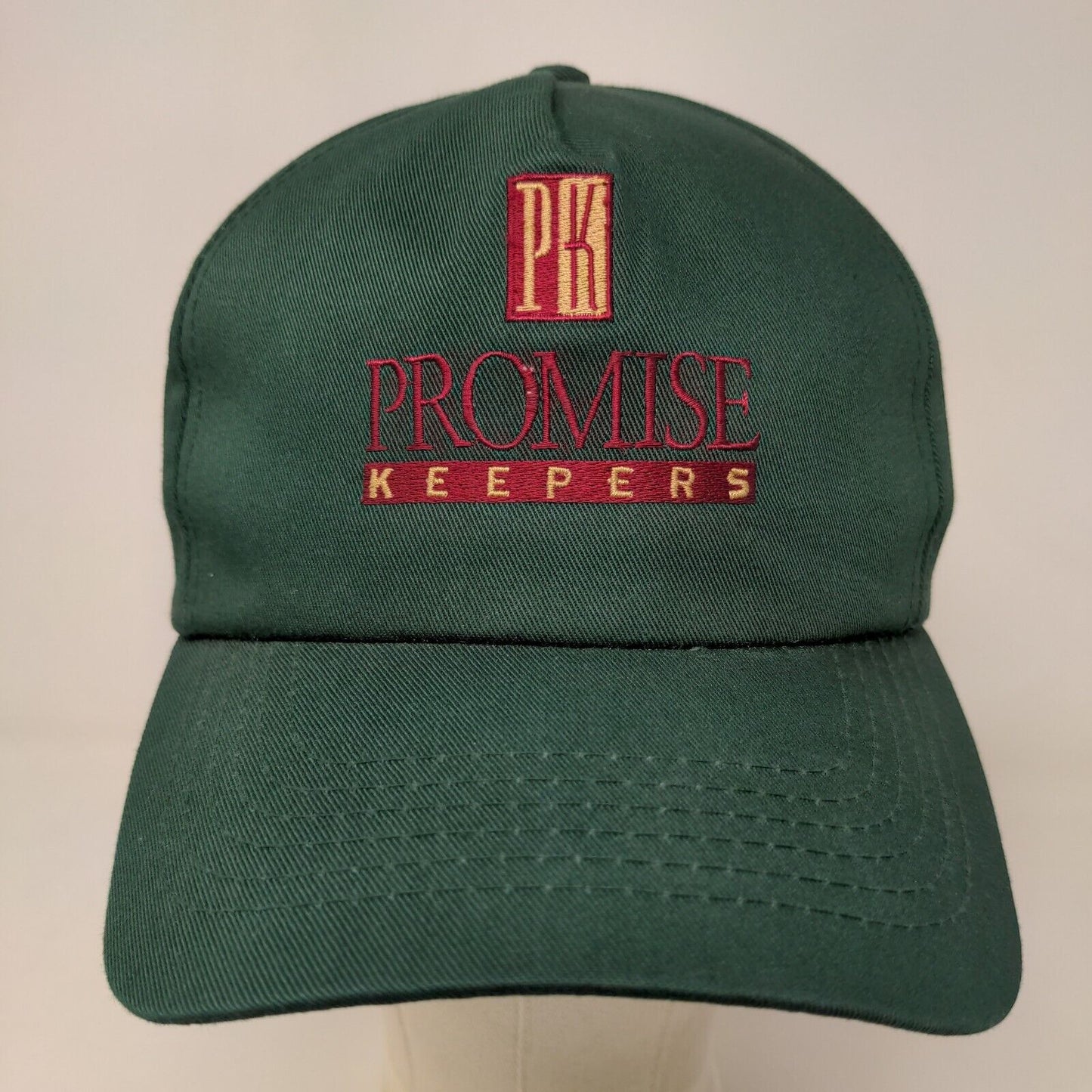 Fahrenheit Men's Slideback Hat Green Promise Keepers Adjustable Vintage Logo