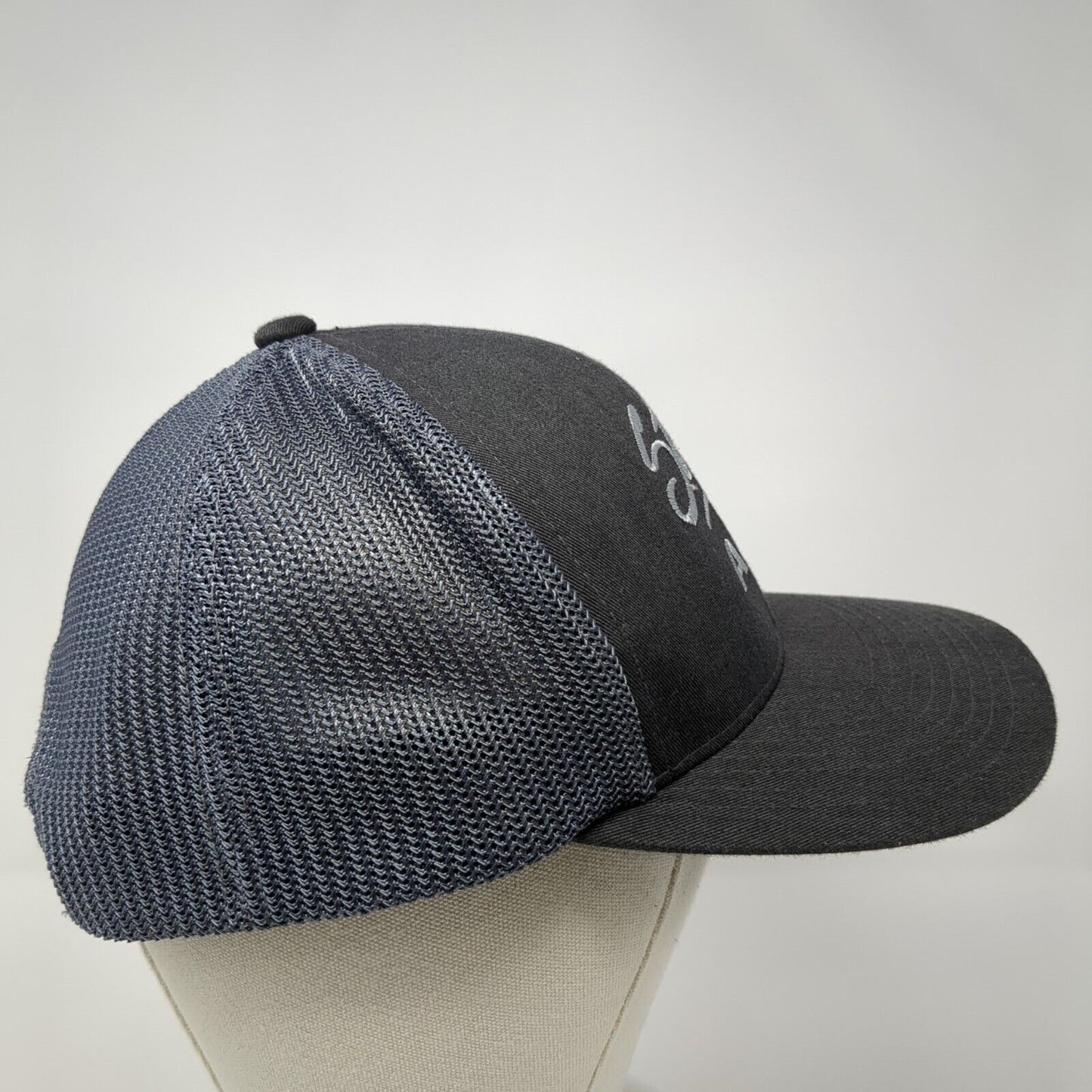 Stryker ASC Snapback Trucker Hat Gray One Size Mesh Back Yupoong