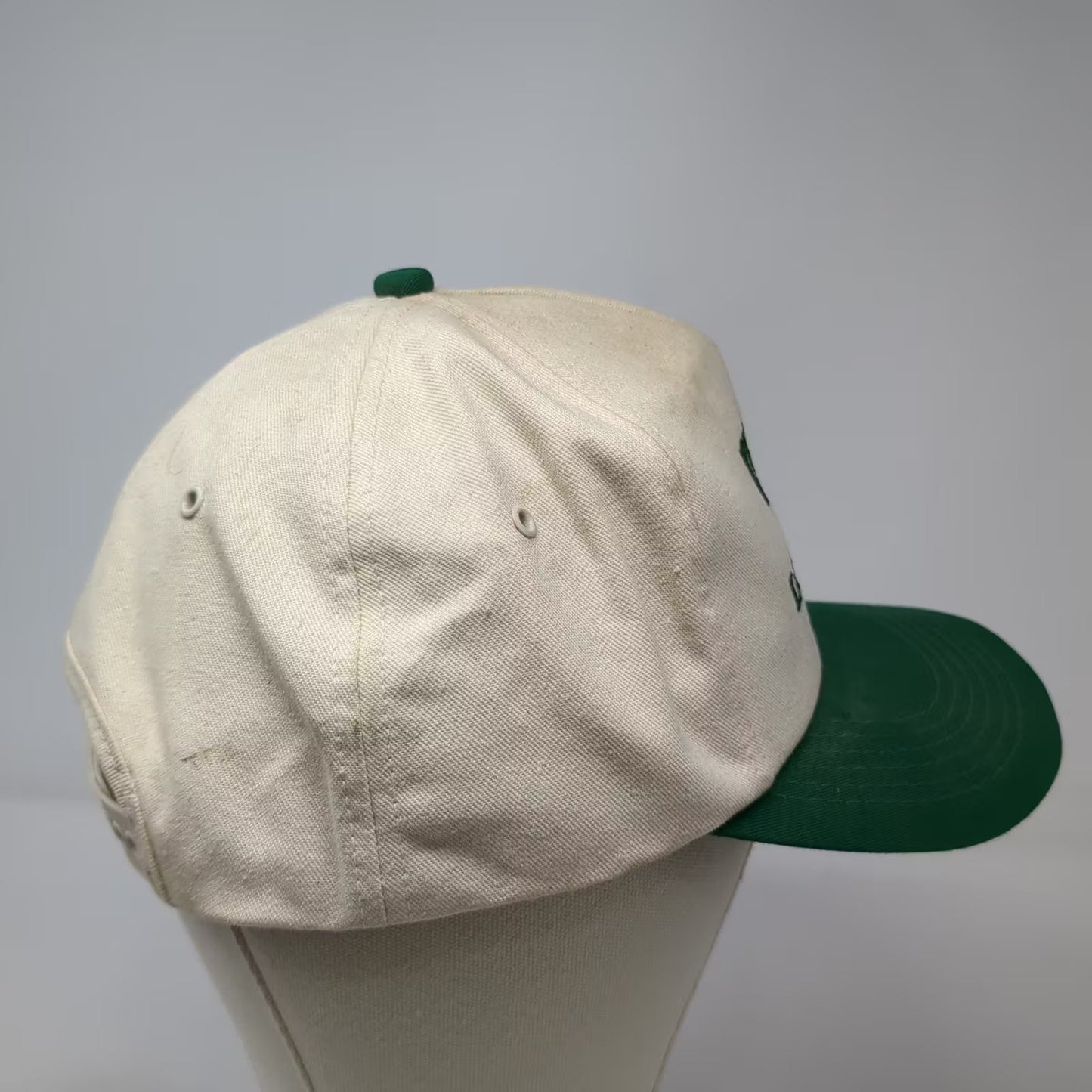K-Products Thimet Lock 'n Load 5 Panel Hat White Green One Size Vintage USA