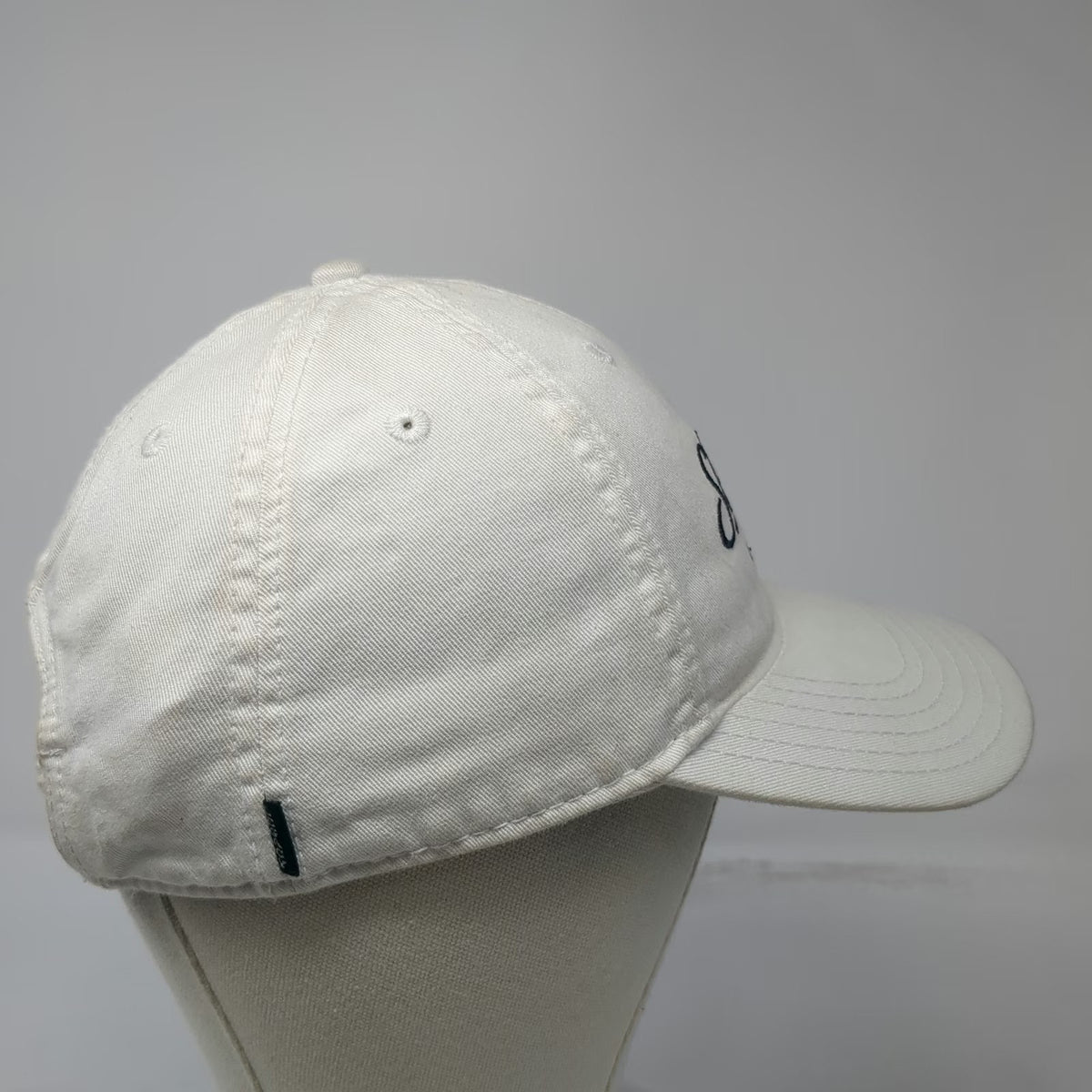 Legacy Baseball Cap White One Size Shore Lodge McCall Idaho Cotton Slideback Hat