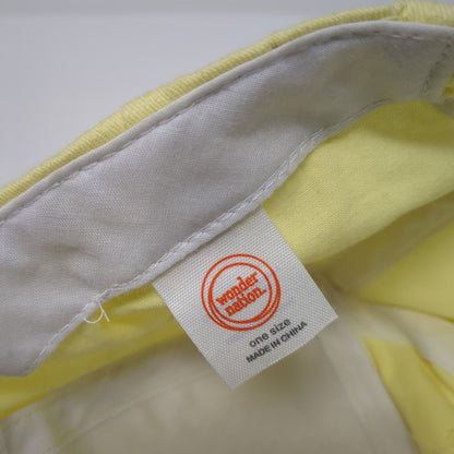 Strawberry Strapback Hat Yellow One Size Adjustable Embroidered Wonder Nation
