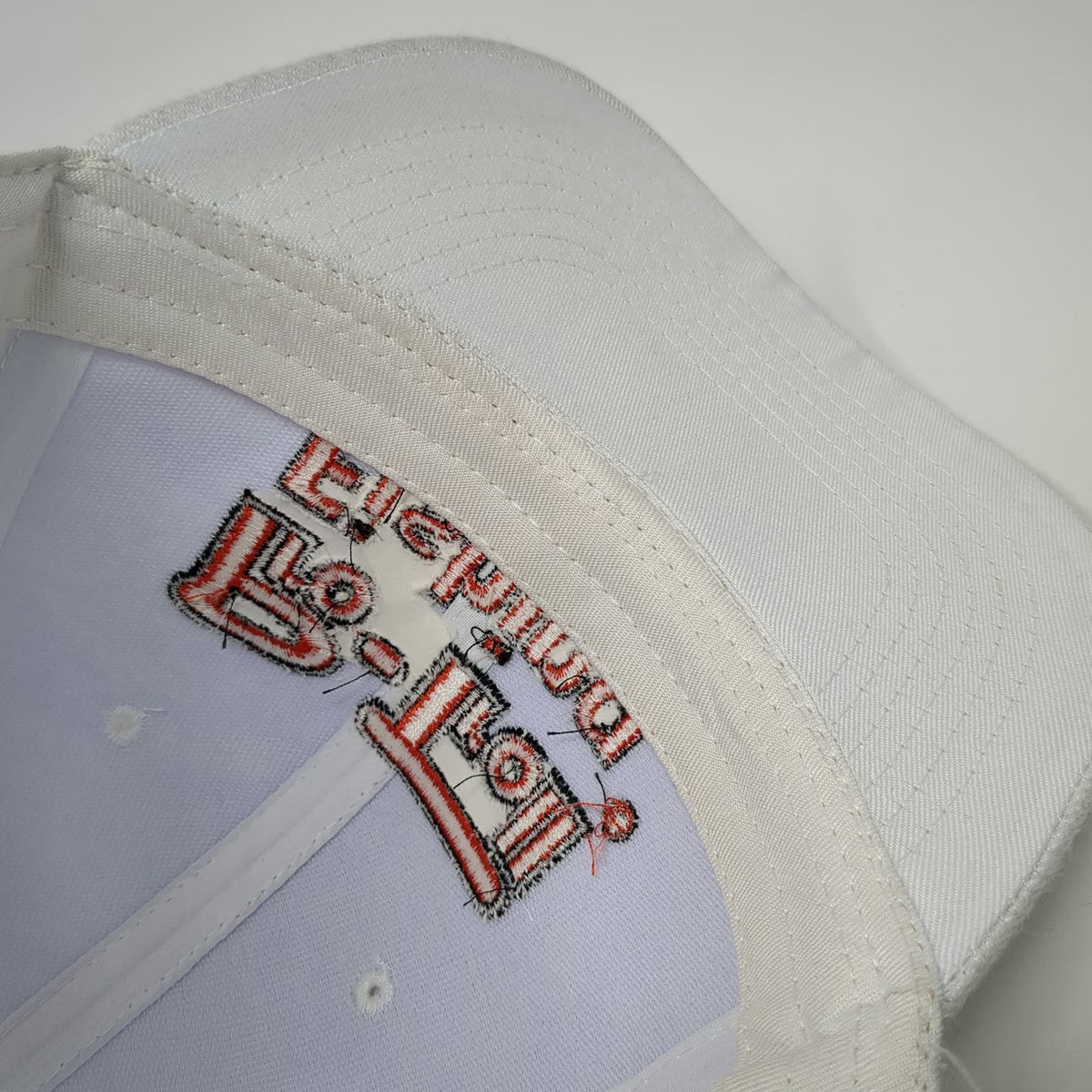 Pro-Troll Fishing White One Size Baseball Cap Strapback Structured Hat Logo