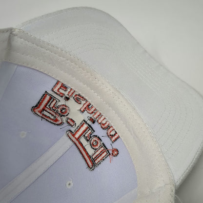 Pro-Troll Fishing White One Size Baseball Cap Strapback Structured Hat Logo
