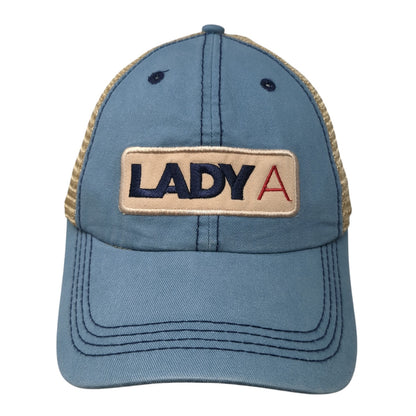 Lady A Strapback Trucker Hat Multicolor One Size Mesh Back Colorblock