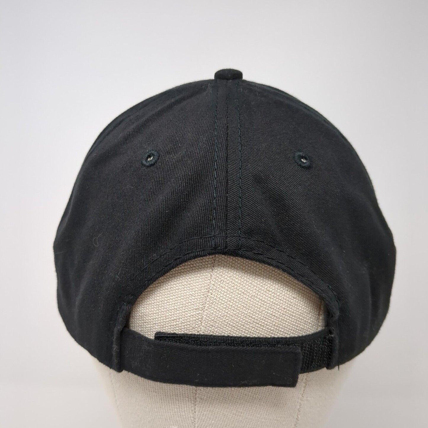 D.L. Evans Bank Premier Club Strapback Hat Black One Size Adjustable