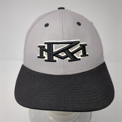 Rocky Fitted Hat Gray 7 1/4 Embroidered Vented Holes 6 Panel Surge Richardson