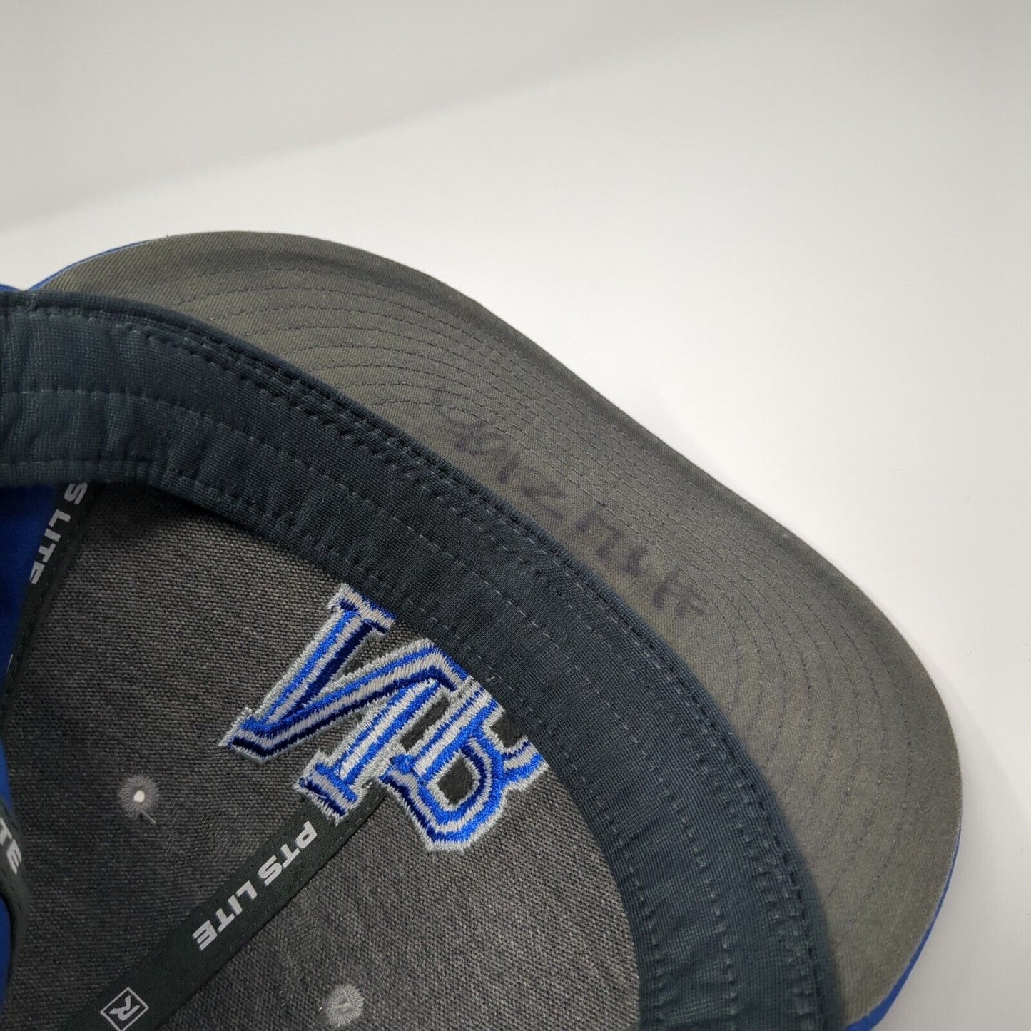 NB Fitted Hat Multi S-M Embroidered Colorblock Laser Cut Richardson