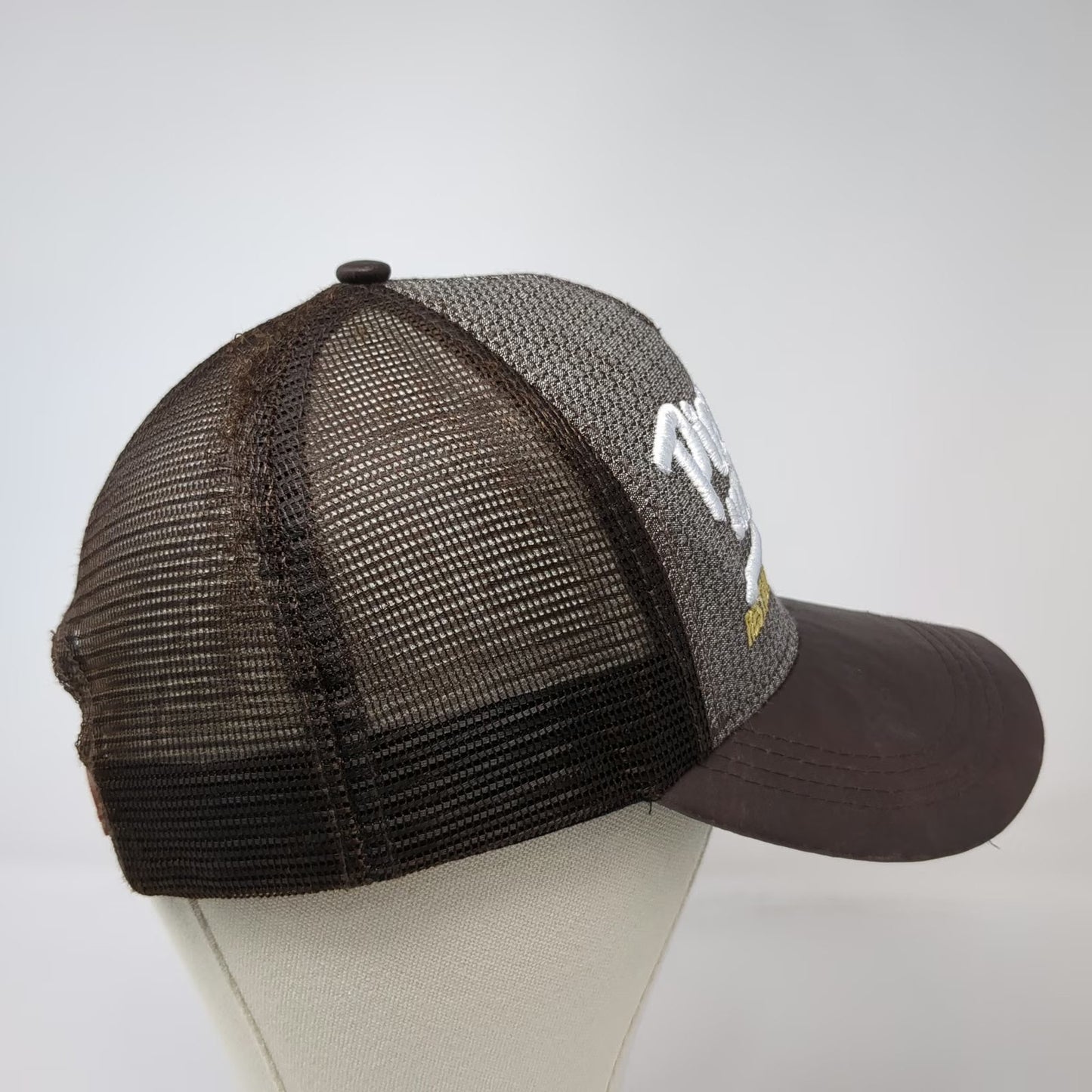 Brown One Size Trucker Hat Picanha na Brasa Restaurante Choperia Mesh Snapback