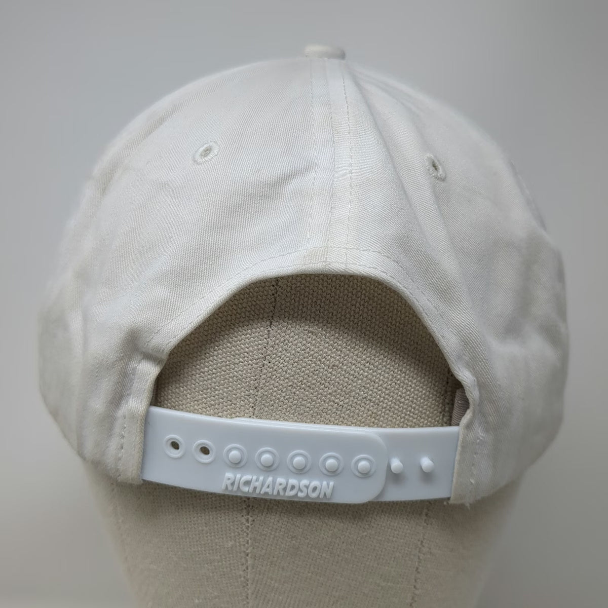 Richardson Snapback White Victaulic Since 1919 Patch Structured Cap Hat 6 Panel