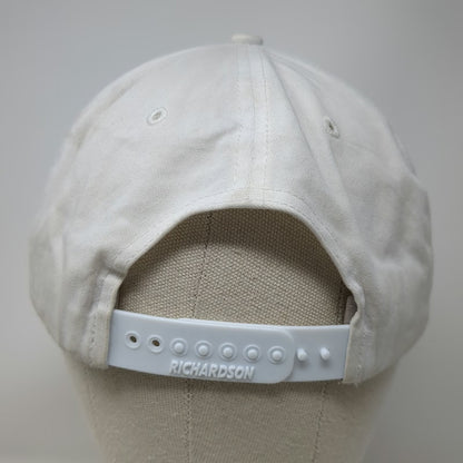 Richardson Snapback White Victaulic Since 1919 Patch Structured Cap Hat 6 Panel